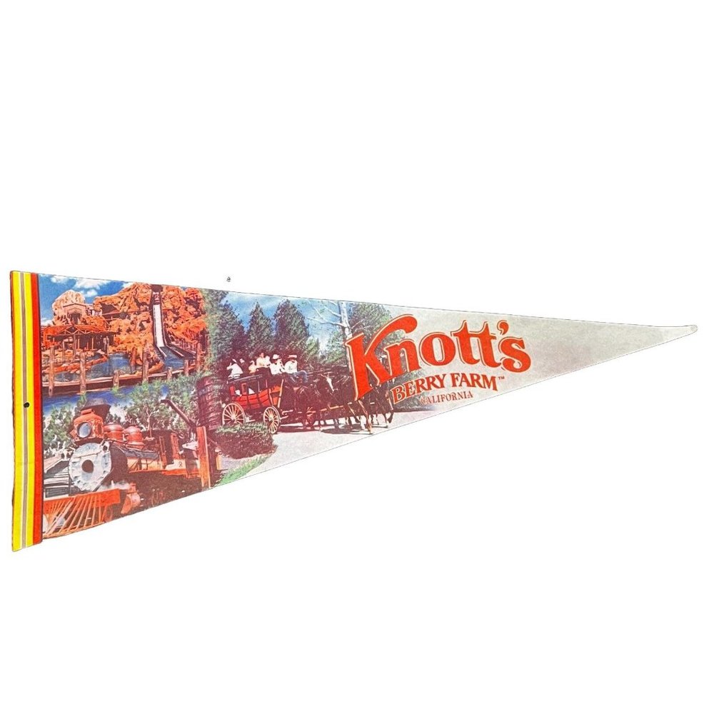 Knott's Berry Farm California Vintage Felt Pennant